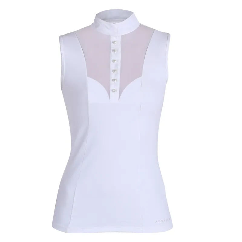 Aubrion Young Rider Preston Show Shirt - White